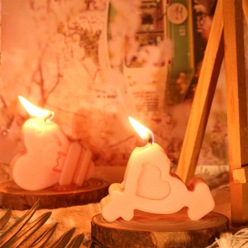Different Heart Silicone Molds Epoxy Resin Mold DIY Scented Candle Mold Table Ornament Making Tool for Making Craft