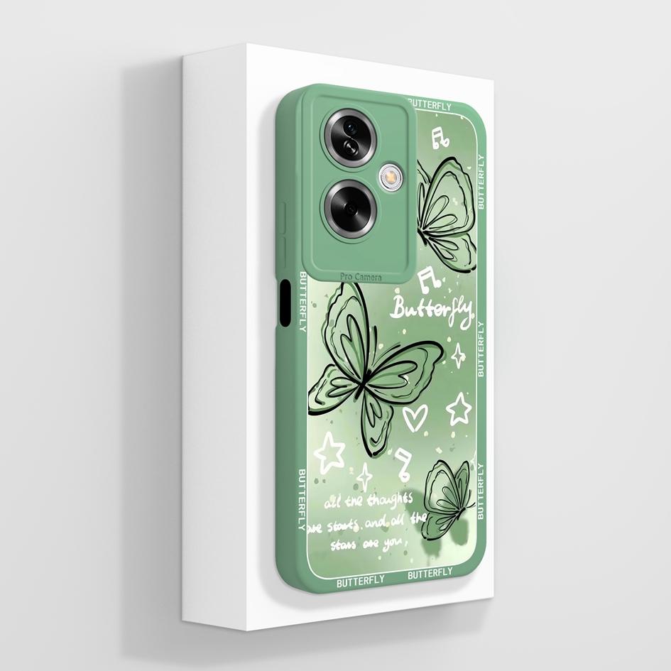 Для OPPO A79 A77 A77s A78 A83 A91 A92 A93 A93s A94 A95 A96 4G 5G чехлы для телефонов прекрасный рисунок панды котенка жидкий силиконовый противоскользящий чехол для OPPO Capa