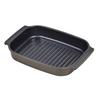 Easy Grill Plate, Wave, IH Compatible, Blue Diamond Coat, HB-2530
