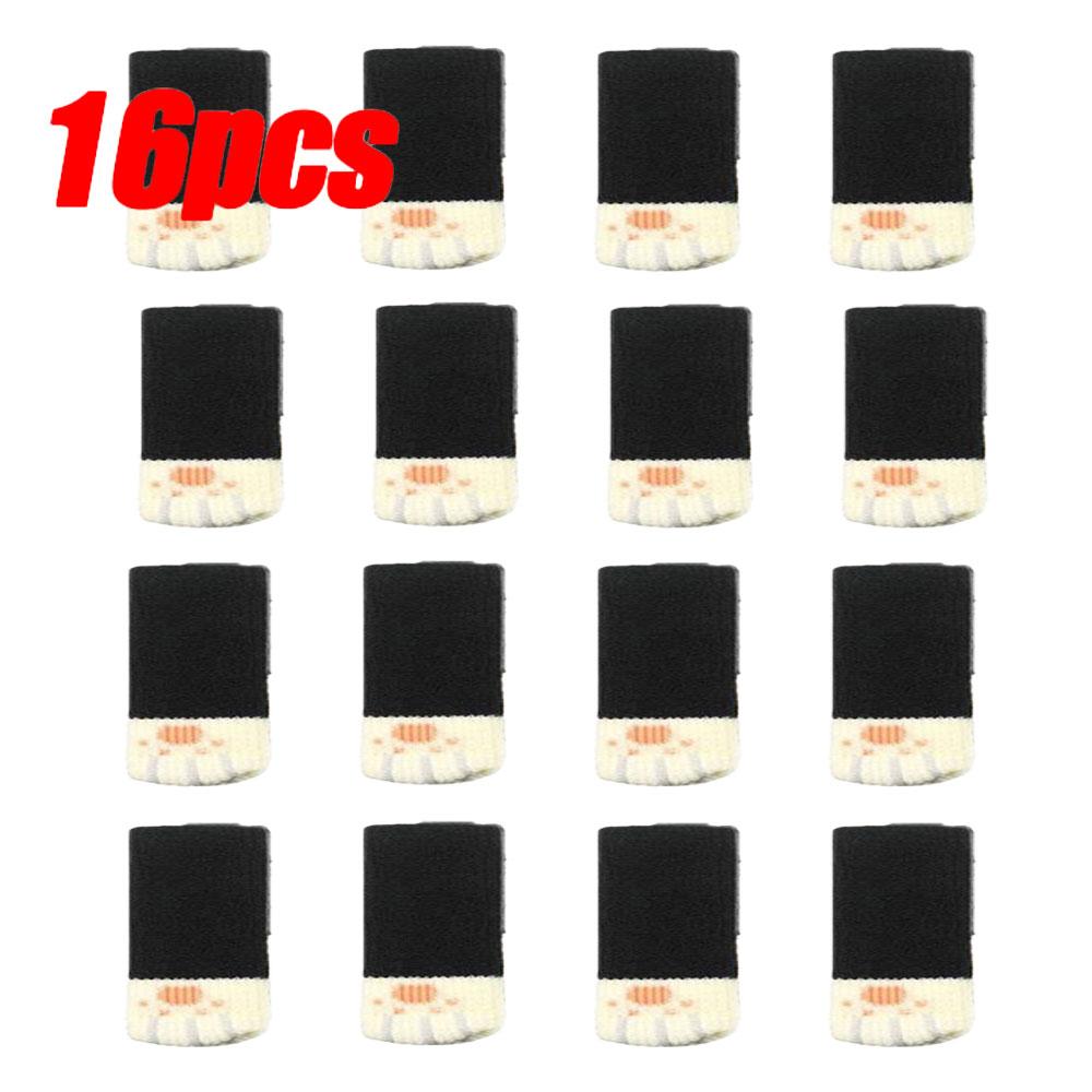 24/4Pcs-Set Creativity Cat Paw Table Foot Socks Chair Leg Covers Floor Protectors Knitted Socks Mute Wear-Resistant Non-slip Mat