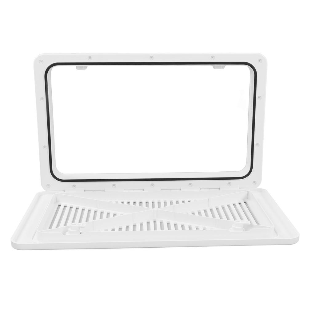 RV Exhaust Fan Grille 574x360x48mm Air Outlet Ventilation Fan Cover for Camper RV Trailer Boat Yacht