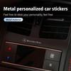CQS1 For Mercedes Benz 3D Metal Car Emblem Logo Decorative Stickers Badge Decal Interior Styling W211 W124 W176 W177 C180 C200 C260