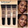 JULYSTAR Waterproof Concealer Facial Makeup Foundation Black Eye Circles Covering Liquid Foundation Oil Control Sweat Prevention