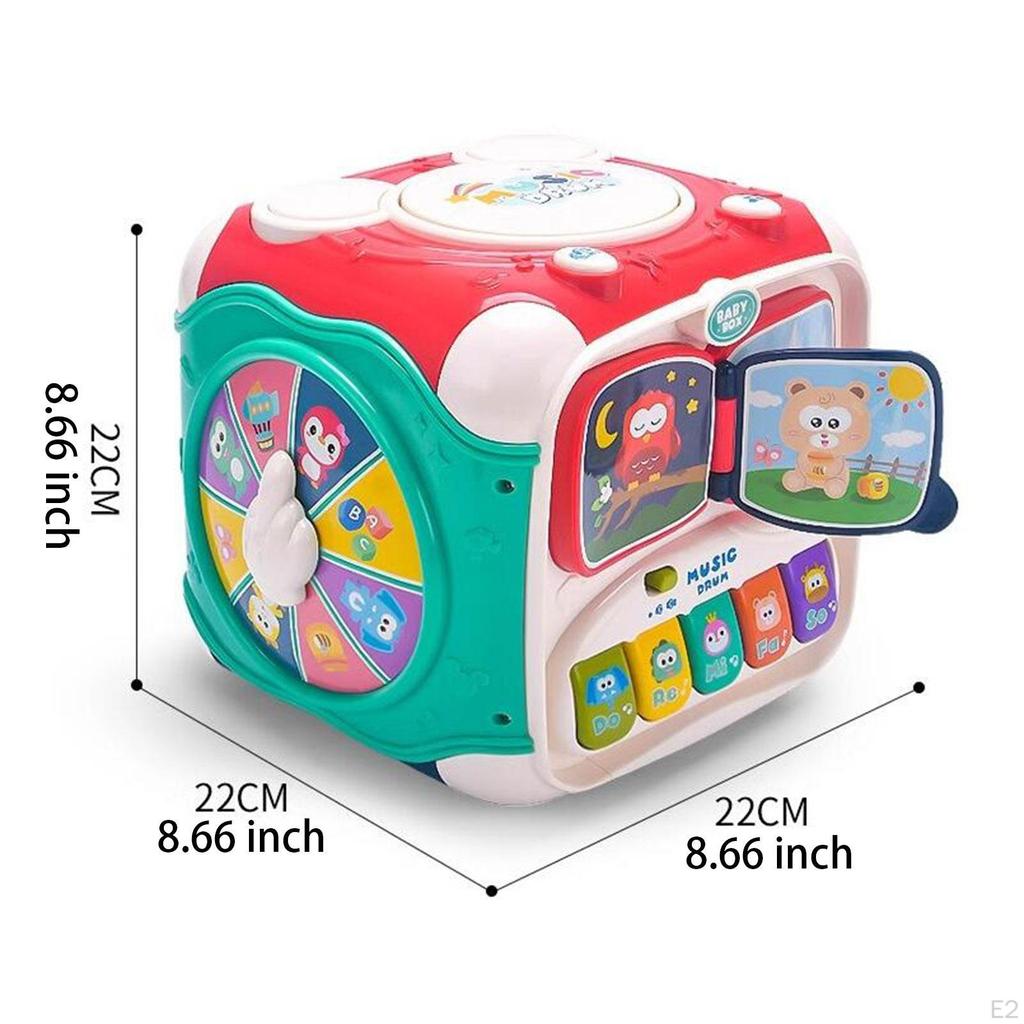 Куб для обучения малышей, многофункциональный игровой центр 6 в 1, развивающий центр для малышей