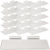 18 шт. полок для slatwall, 4 x 10 дюймов аксессуары для slatwall панелей, прозрачная полка для slatwall, подходит для хранения на slatwall панелях, например, для обуви,