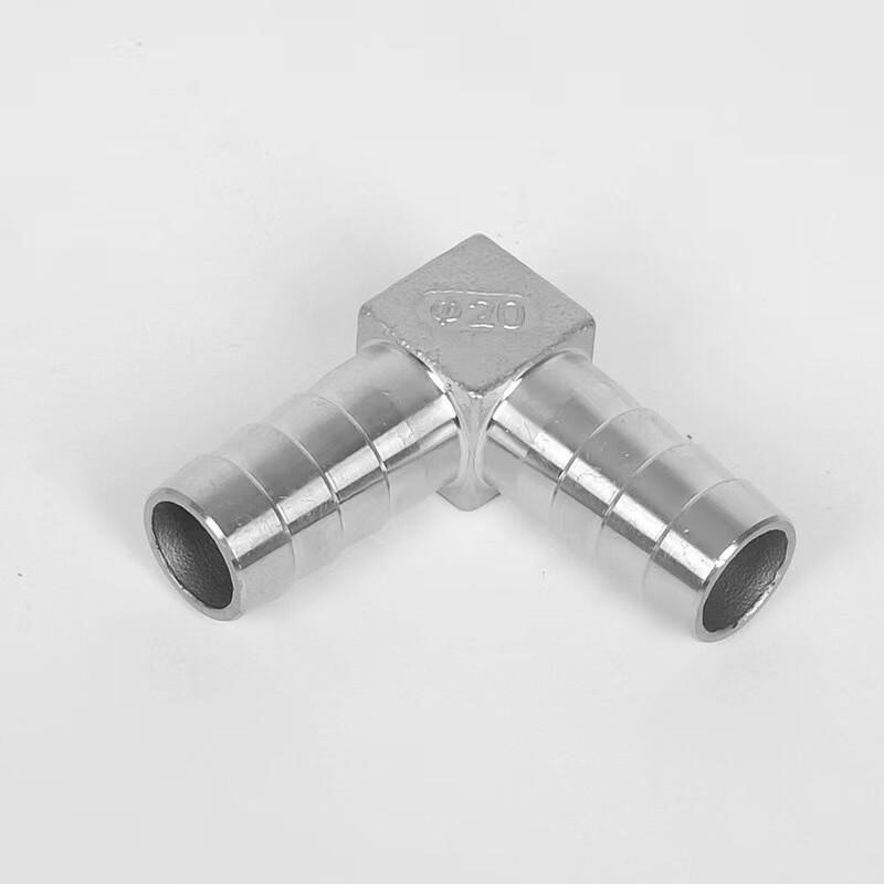 Chaiba 304 Stainless Steel 90 Degree L-Type Hose Barb Elbow Fitting