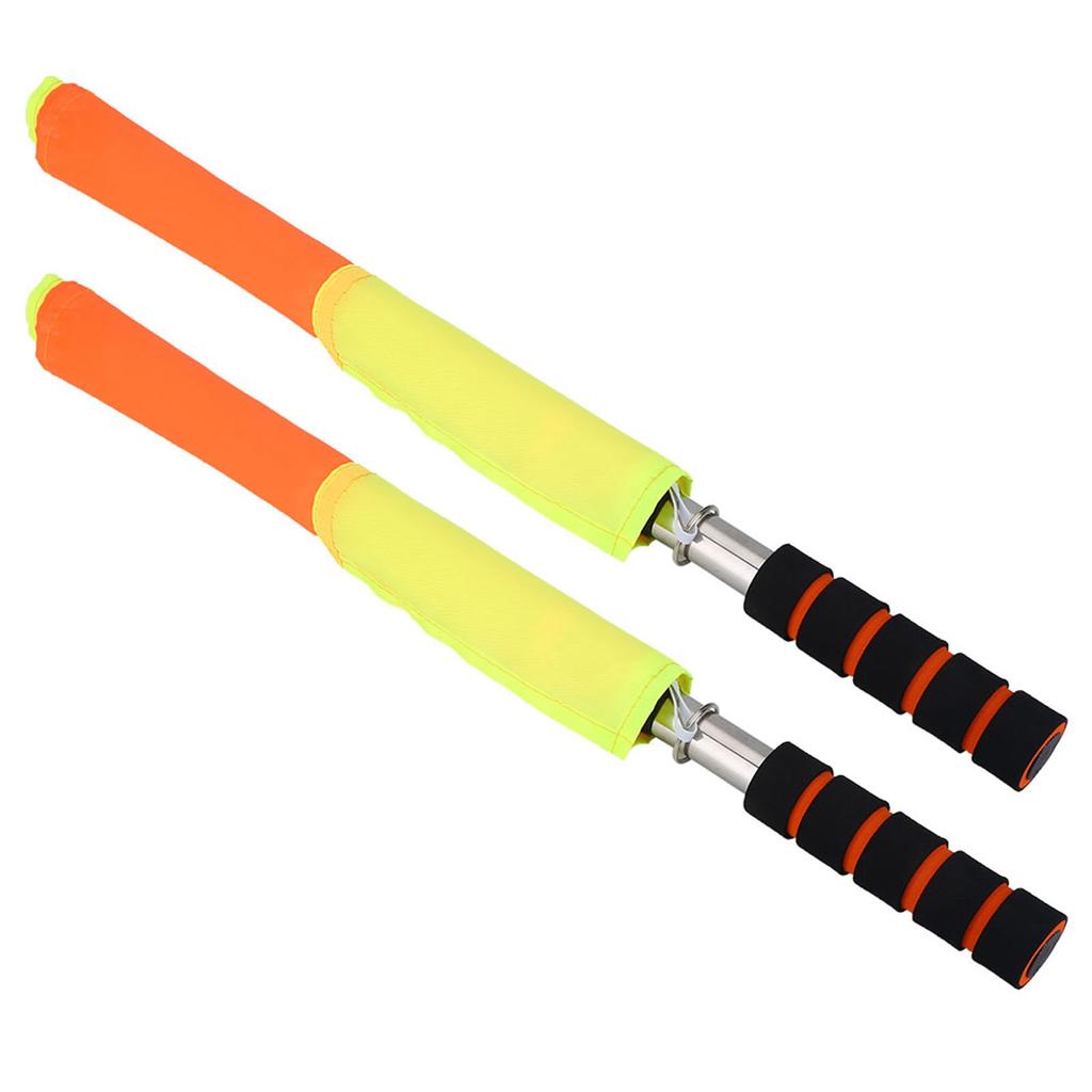 2 шт. флаг судьи с сумкой для хранения для спортивных матчей, футбола, хоккея, тренировок