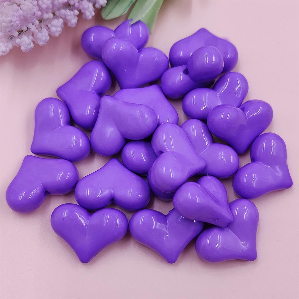 10 шт. большие для изготовления ювелирных изделий акриловые бусины в форме сердца свободные красочные аксессуары ручной работы DIY браслет ожерелье фурнитура для изготовления ювелирных изделий