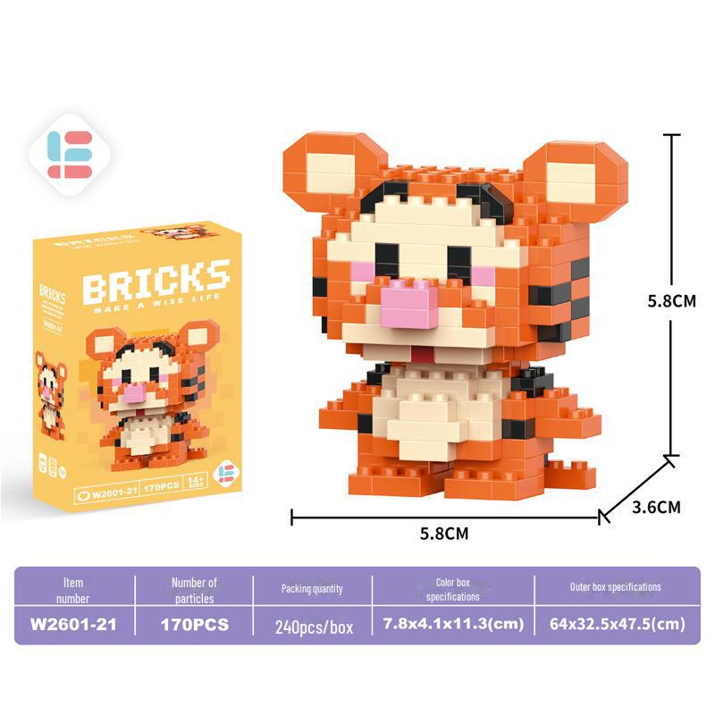 Строительные блоки из алмазных частиц «Китайский маджонг» Guochao — детский образовательный набор