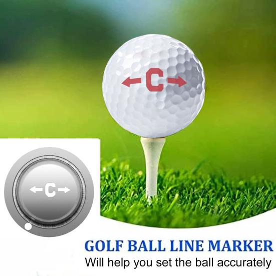 Прецизионный маркер для мяча для гольфа, аксессуары для гольфа, DIY маркер для гольфа, вкладыш для мяча для гольфа, инструмент для выравнивания мяча, инструмент для идентификации мяча