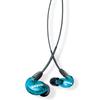 Shure Earphones AONIC 215 Wired with Microphone SE215DYBL+UNI-A Translucent Blue High Sound Isolation Gaming Special Edition Work Cable Length 127 Cm