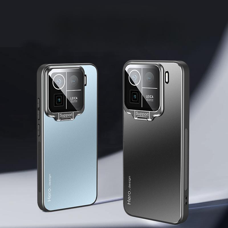 Для Xiaomi 15 Pro 14T чехол металлический объектив камеры невидимый держатель чехол для Mi15 14 T 13T Pro 14Pro 14 Civi ультра ударопрочный матовый чехол с подставкой