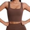 Спортивное нижнее белье Lulu Lycra Женский ударопрочный бюстгальтер для йоги с эффектом масла и нагрудными вкладышами