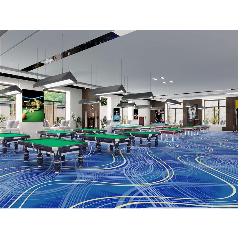 Billiard Hall Nylon Carpet: Waterproof, Fireproof, Full Coverage for Commercial Use