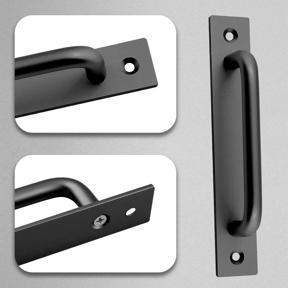 1/2Pcs Aluminium Alloy Sliding Barn Door Pulls 5.8-inch Cabinet Door Handle Sliding Door Handle