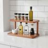 2-Tier Design Countertop Organizer Shelf Freestanding Tabletop Cup Holder  Bathroom