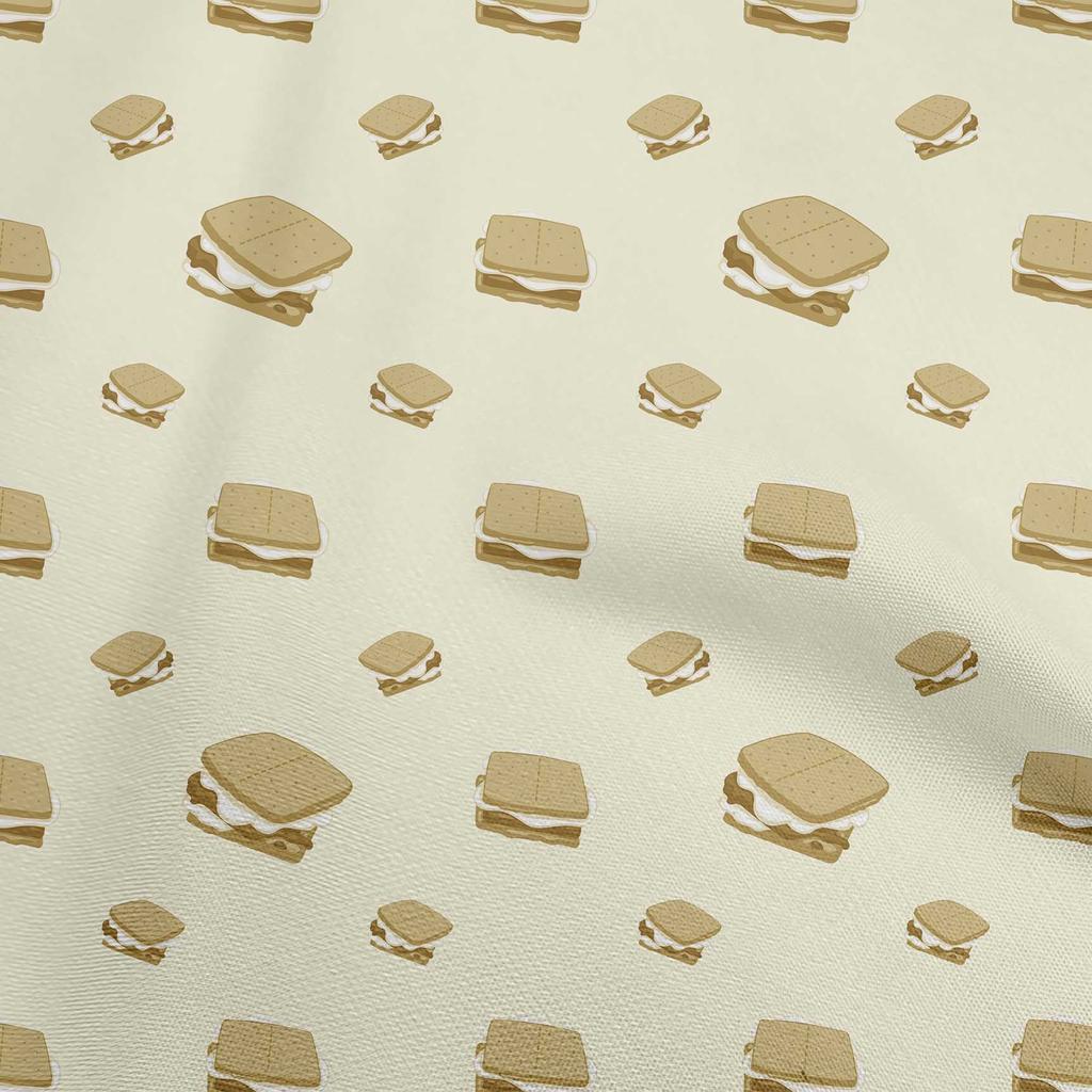 oneOone Cotton Poplin Black Fabric Food Fabric For Sewing Printed Craft Fabric By The Yard 42 Inch