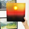 Sunrise Wall Lamp Daily Calm Moments with Manual Sun Movement Kinetic Wall Sconce Modern Mood Light Unique Gift