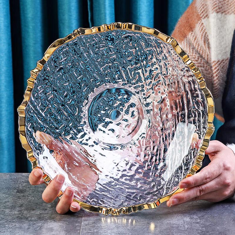 Naijiang Modern Crystal Glass Fruit Bowl