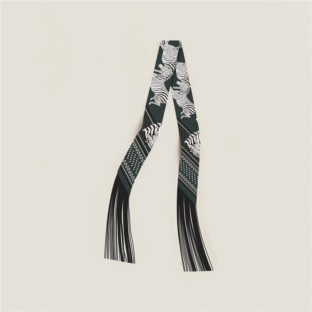 Женский твиловый шелковый галстук-лента в корейском стиле: Универсальный аксессуар-шарф и сумка