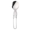 3Pcs 304 Stainless Steel Folding Spork Ergonomic Handle Flatware Kitchen Silverware  Picnic