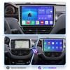 Автомобильный мультимедийный плеер Carplay 2 Din Android 12 для Peugeot 208 2008 Series 2012-2018 навигация GPS Авторадио Стерео DSP BT SWC DVR Cam Bluetooth DAB