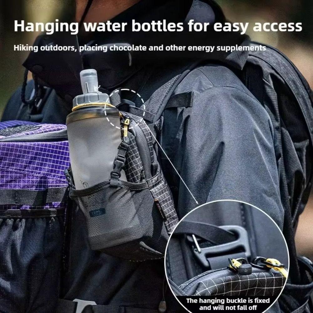 Backpack Expansion Water Bottle Holder Bag Quick-Adjust Strap Phone Waist Pack Phone Accessories