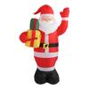 1,5 м Длинный Рождественский надувной светящийся Санта-Клаус взрывается украшением двора на праздничную вечеринку