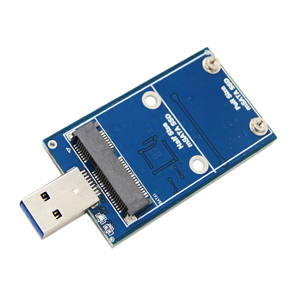 Мини SSD MSATA на USB 3.0 Корпус для жесткого диска Беспроводной адаптер-конвертер SSD Корпус PCI-E для 30*30/50 MSATA SSD