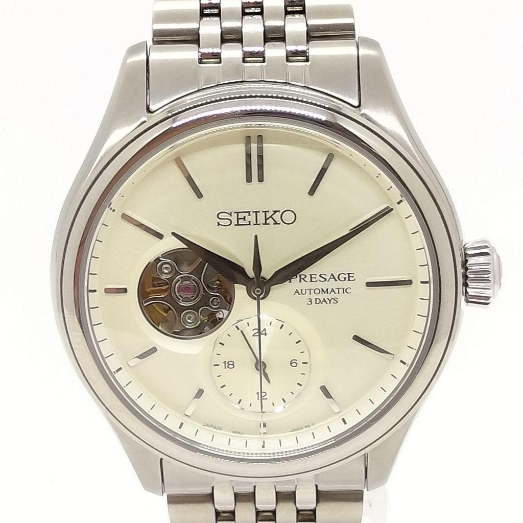 Used Good condition Seiko PRESAGE Classic Series SARJ007 with box and warranty, for men