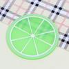 Colorful Jelly Color Coaster Silicone Fruit Shape Coaster Creative Non-slip Insulation Pad Tea Coaster Anti-scald