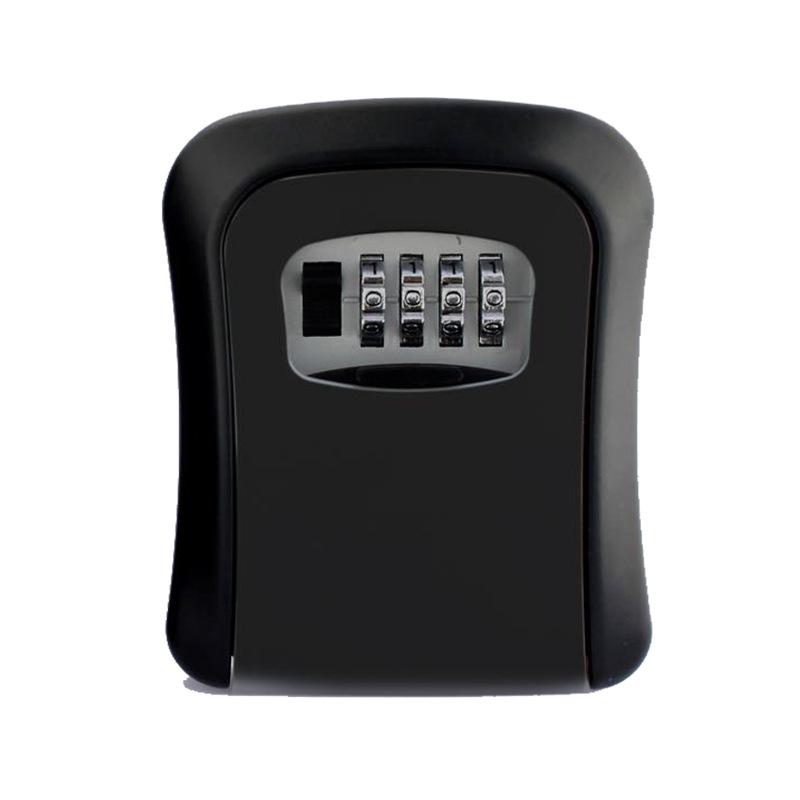 Ящик для хранения ключей, 4-значный ящик для ключей с паролем, настенное крепление, органайзер с замком, чехол для дома