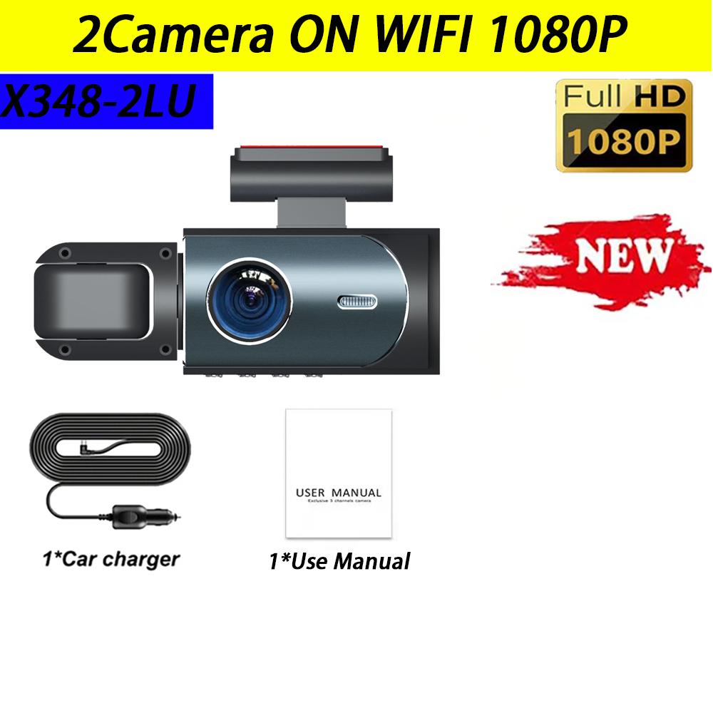 3-объективный 1080P WIFI двойная камера видеорегистратор для автомобилей автомобильная камера с ИК ночным видением, циклическая запись широкоугольный автомобильный видеорегистратор Came Black box