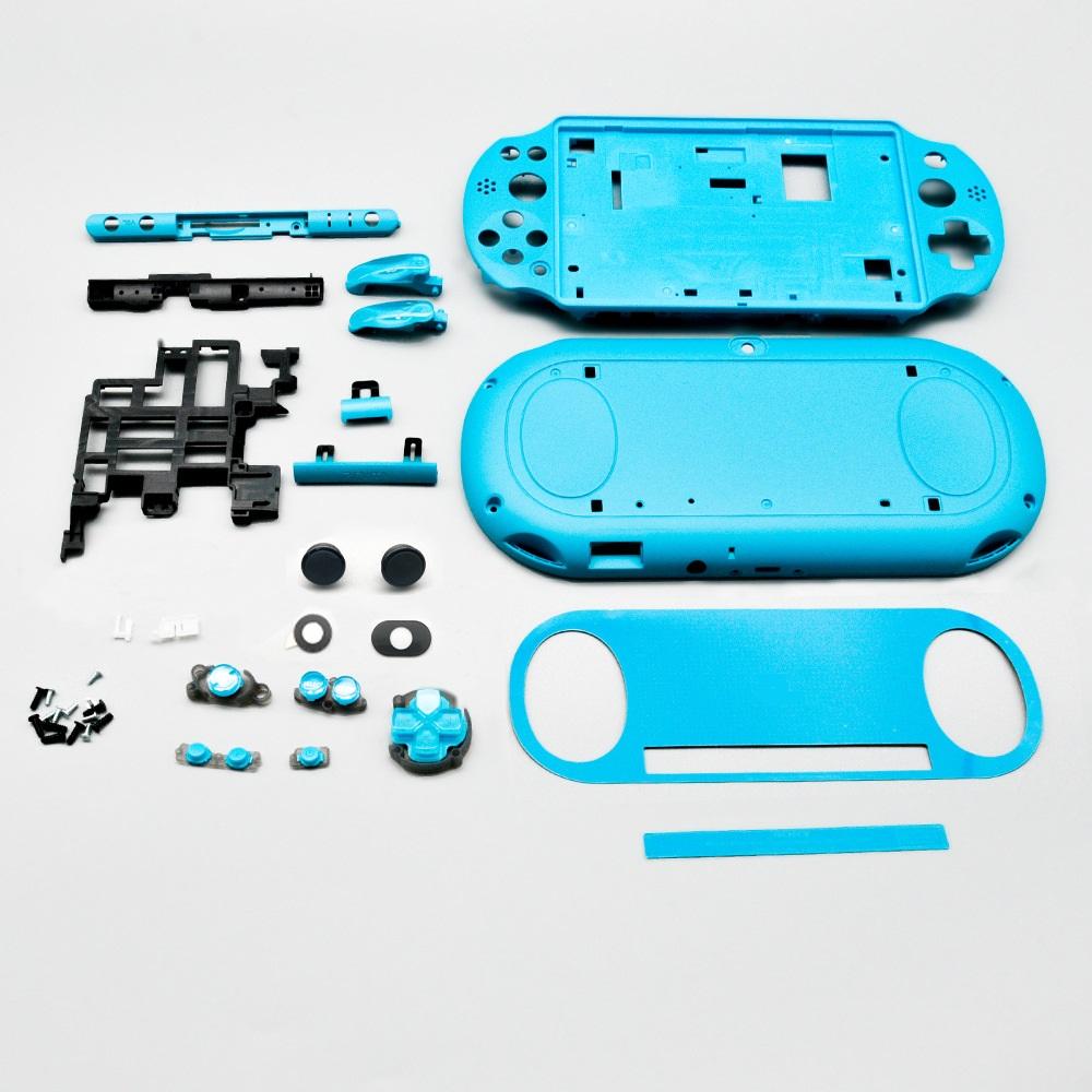 Полный набор кнопок для PS Vita PSV 2000 Черный Белый Синий Оранжевый Корпус Игровой Консоли PS Vita Аксессуары Клавиши Направления LR Оболочка