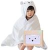 BabyGoo Fluffy Baby Baby Organic Safety Inspection Bath for Newborn Boys and Monkey Ages 0 6 Bathrobe, Gift, 100% Cotton, Passed, Towel, Swaddle,