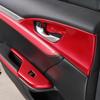 Для Honda Civic 2018 2017 2016 автомобильная внутренняя дверная ручка накладная рамка 4 шт./компл. ABS углеродное волокно стильное украшение