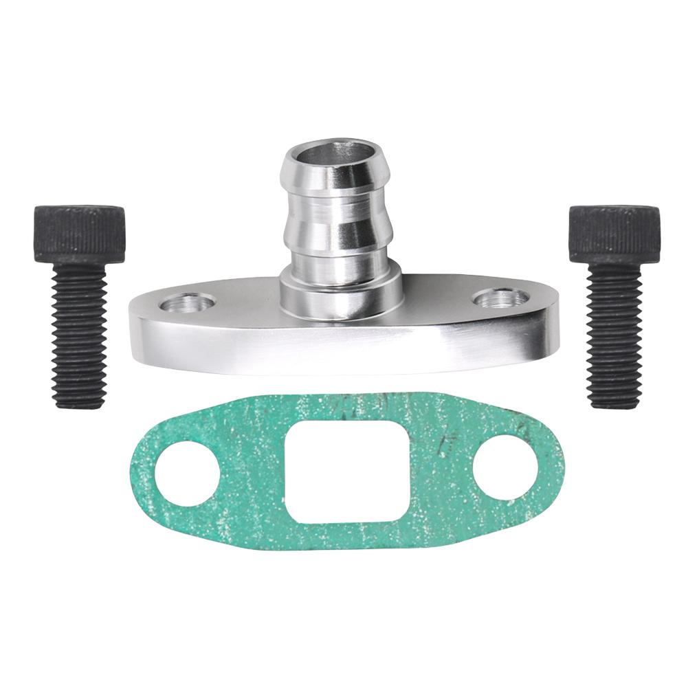 Комплект прокладок для впускного фланца подачи масла турбокомпрессора, алюминиевый фитинг 10AN для T40 T60 T70