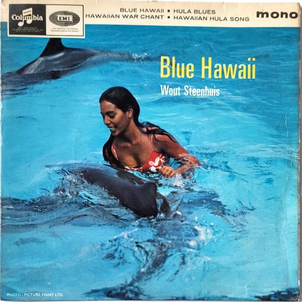 7-дюймовая пластинка WOUT STEENHUIS Blue Hawaii SEG8407 Columbia 1964 UK World Music Б/у