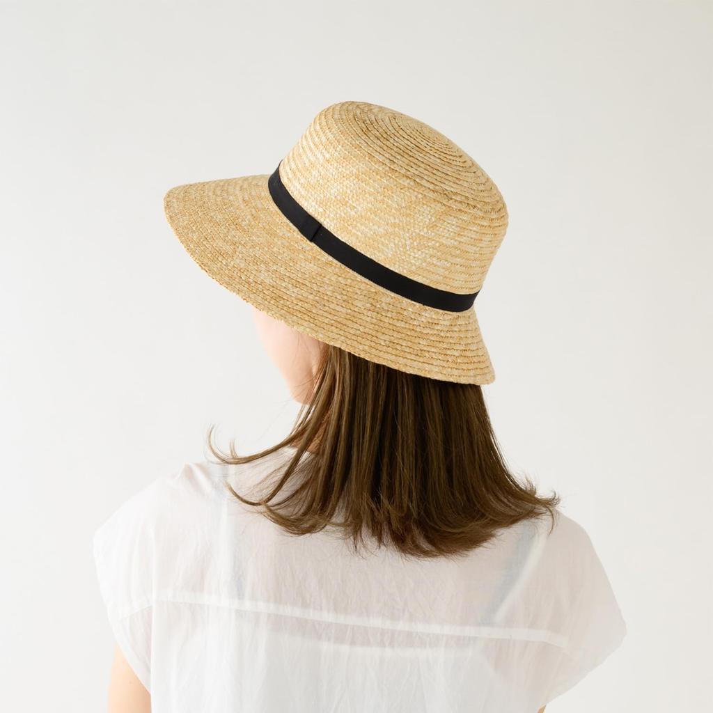 Магазин шляп Tanaka Шляпа актрисы Franka Capelin Wide Straw Straw Made in Black (Шляпа Танака, женская шляпа, шляпа, поля, шляпа, шляпа, Япония, Япония) Великобритания-H148 (Дж. П.,
