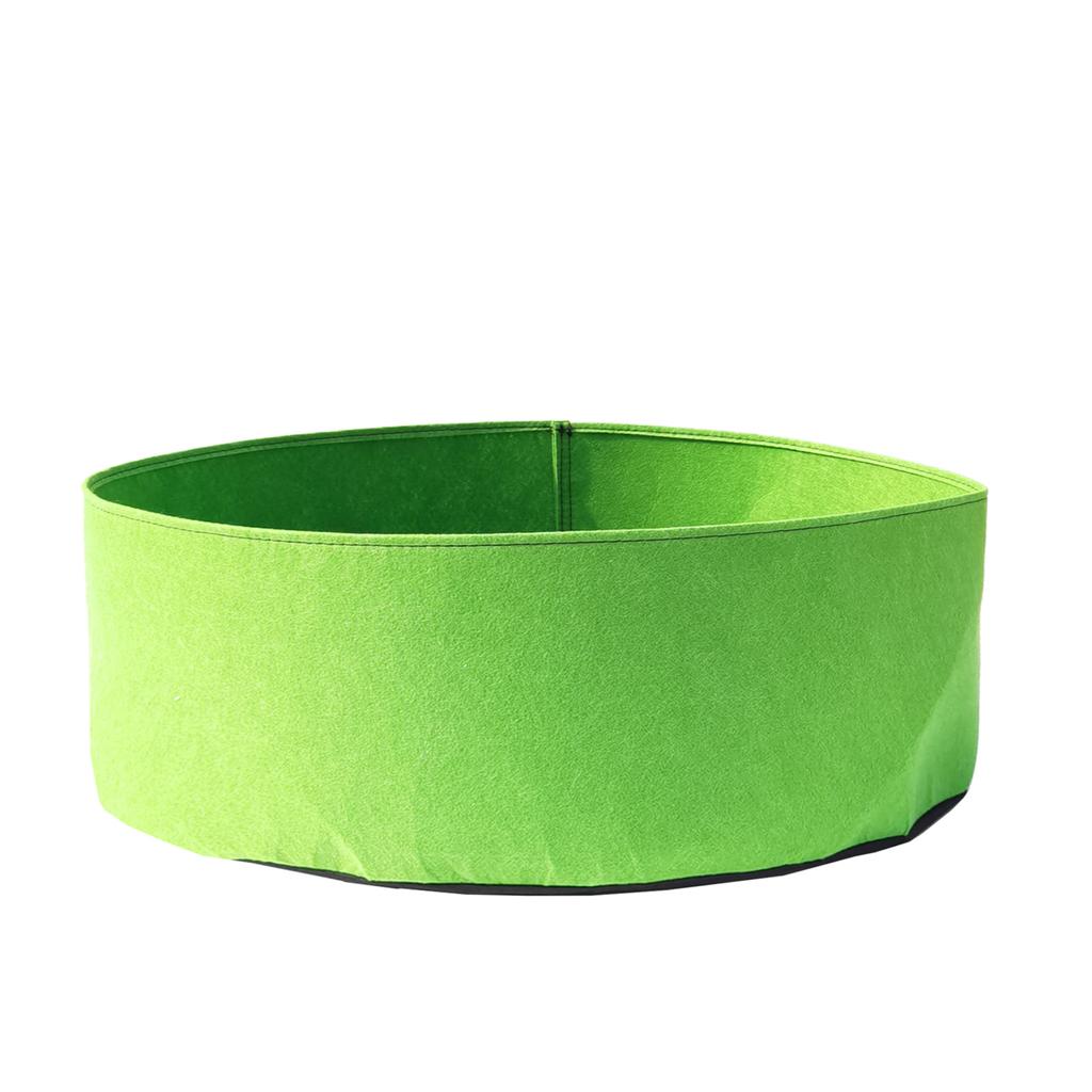 10/30/40/50/100 Gallons Fabric Garden Raised Bed Round Planting Container Grow Bags Fabric Planter Pot For Plants Nursery Pot
