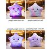 Soft LED Star Doll Toy Star Soft Star Pillow Electronic Star Plush Toy  For Valentine's Day Gifts