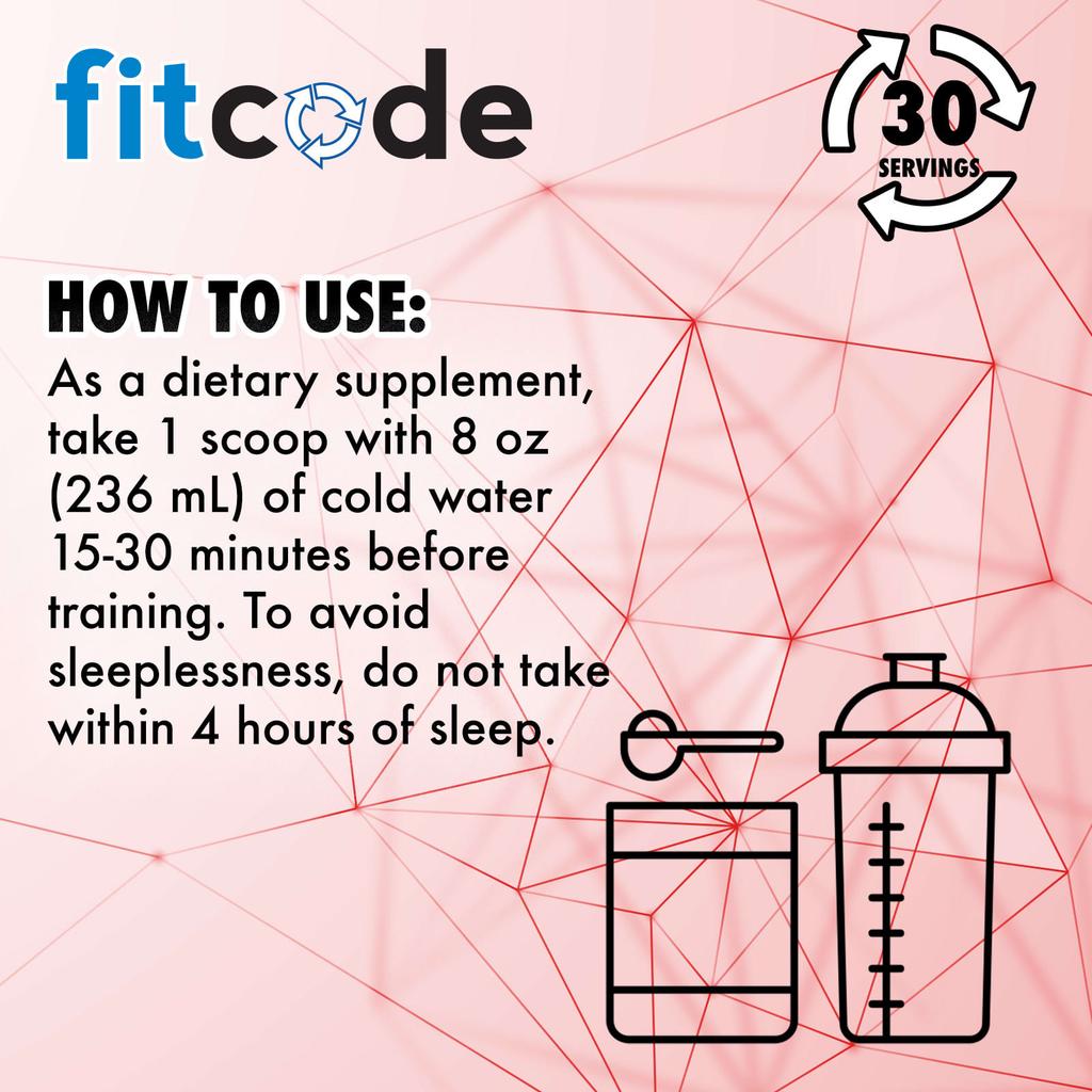 fitcode, Versus Energy® Pre-Workout, Cherry Limeade, 8.8 oz (249 g)