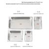 Stainless Steel Rectangular Gastronorm Food Pan with Lid