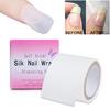 Silk Nail Wrap Harunouta Adhesive Silk Nail Wrap Reinforce Nail Protector White Uv Gel Acrylic
