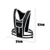 Жилет Держатель для бутылки с водой Спортивная одежда Светоотражающий рюкзак Беговая сумка Беговой рюкзак Беговой жилет
