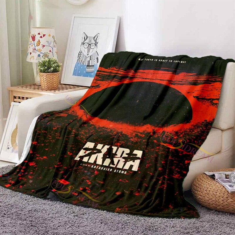Одеяло Akira Movie Manga, ультрамягкое фланелевое одеяло, теплое флисовое одеяло, домашний декор для кровати, дивана, всесезонный декор в стиле ретро