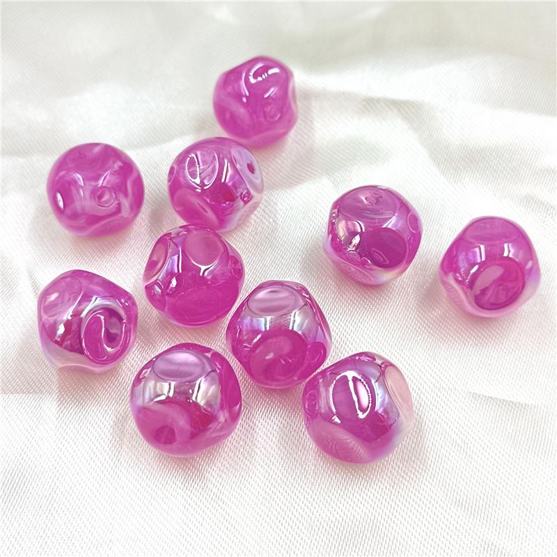 Креативные ювелирные материалы, модные круглые УФ-бусины для серег, браслетов, аксессуары ручной работы «сделай сам», креативные 5 шт., изготовление ожерелья в форме фантомного цвета