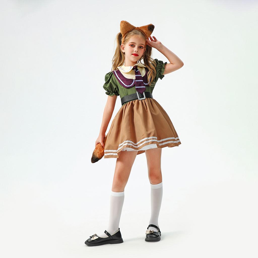 Детский костюм Костюм невесты-зомби для косплея Костюм для выступления Маскарадный костюм