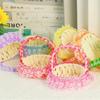 Beautiful Hand Made Flower Storage Basket Wicker Flower Basket  For Plant Home Wedding