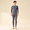 Комплект термобелья из лиоцелла Tencel с теплым флисовым подкладом для защиты талии и живота (Топ с длинным рукавом и низ)